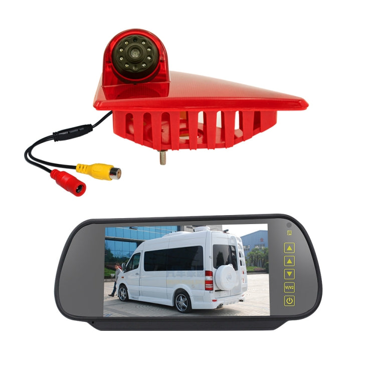 PZ462 Car Waterproof Brake Light View Camera + 7 inch Rearview Monitor for Renault / Nissan / Opel, PZ462 + 7 inch Rearview Monitor