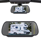 PZ460 Car Waterproof HD High Position Brake Light View Camera + 7 inch Rearview Monitor for Fiat / Citroen / Peugeot, PZ460  + 7 inch Rearview Monitor