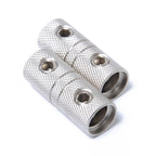 2 PCS Wire Coupler Terminal Butt Connector 4GA AWG Gauge Joiner Barrel Set Screw, 4GA AWG