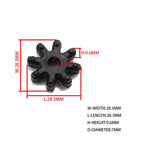 10 PCS Car Steering Column Flexible Coupler 56315-2K000 for Hyundai / KIA, A2132