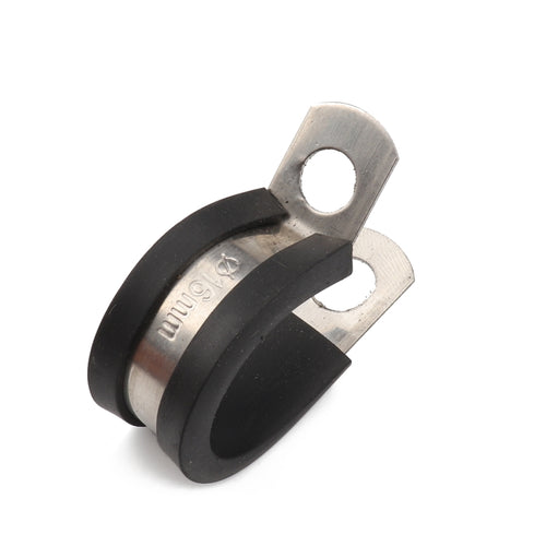 10 PCS Car Rubber Cushion Pipe Clamps Stainless Steel Clamps, Size: 2 inch (50mm), Size: 2 inch (50mm)