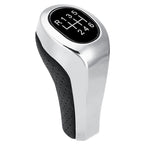Car 6-speed Matte Silver Gear Shift Lever Knob for BMW, 6-speed Matte Silver