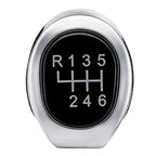Car 6-speed Matte Silver Gear Shift Lever Knob for BMW, 6-speed Matte Silver