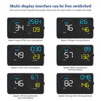 A9 5.5 inch Universal Car OBD2 HUD Vehicle-mounted Head Up Display, A9(Blue), A9(Yellow)