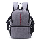 Multi-functional Waterproof Nylon Shoulder Backpack Padded Shockproof Camera Case Bag for Nikon Canon DSLR Cameras