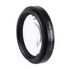 JUNESTAR Proffesional 37mm 12.5X Macro Lens Filter + Lens Protective Cap for GoPro & Xiaomi Xiaoyi Yi Sport Action Camera, 12.5X Macro Lens