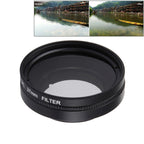 JUNESTAR for Xiaomi Xiaoyi Yi II 4K Sport Action Camera Proffesional 37mm CPL Filter + Lens Protective Cap, CPL Filter+Lens Cap