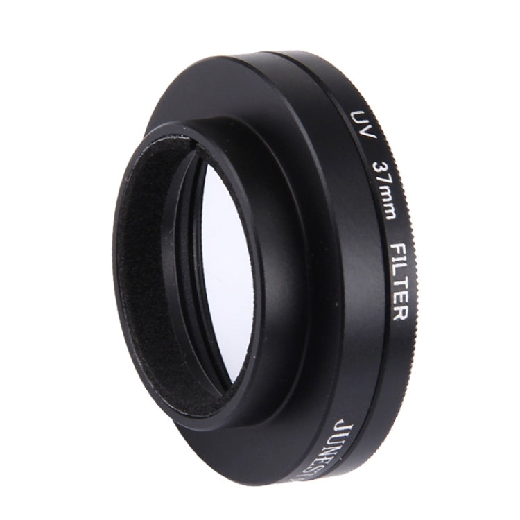 JUNESTAR for Xiaomi Xiaoyi Yi II 4K Sport Action Camera Proffesional 37mm UV Filter + Lens Protective Cap, UV Filter+Lens Cap