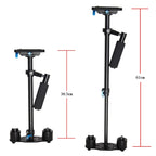 YELANGU S60L 61cm Aluminum Handheld Stabilizer for DSLR Camera DV