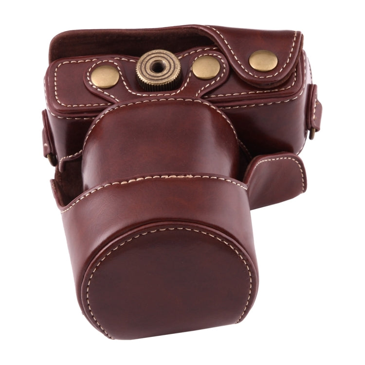 Full Body Camera PU Leather Case Bag with Strap for Canon EOS M10, For EOS M10