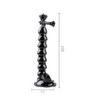 Extended Suction Cup Jaws Flex Clamp Mount with Cold Shoe Phone Clamp, Extended Suction Cup Mount with Cold Shoe Phone Clamp