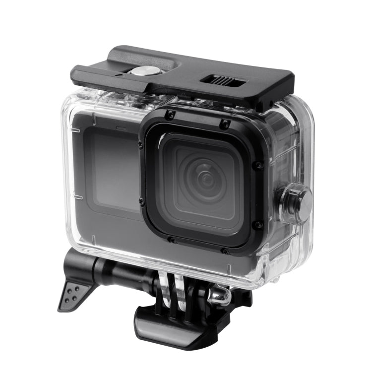 Waterproof Case + Touch Back Cover + Purple Red Pink Lens Filter for GoPro HERO10 Black / HERO9 Black, Case + Touch Cover + 3-color Filter for GoPro9