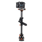 YELANGU S800 Professional 47-80cm Maximum Burden 5kg Carbon Fibre Handheld Stabilizer Steadicam Solo for DSLR & DV Digital Video & other Cameras, 47-80cm Burden 5kg