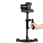 YELANGU S800 Professional 47-80cm Maximum Burden 5kg Carbon Fibre Handheld Stabilizer Steadicam Solo for DSLR & DV Digital Video & other Cameras, 47-80cm Burden 5kg