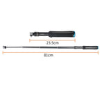 Portable Foldable Tripod Holder Selfie Monopod Stick for DJI, Insta360, GoPro and Other Action Cameras, Length: 23.5-81cm, RUIGPRO
