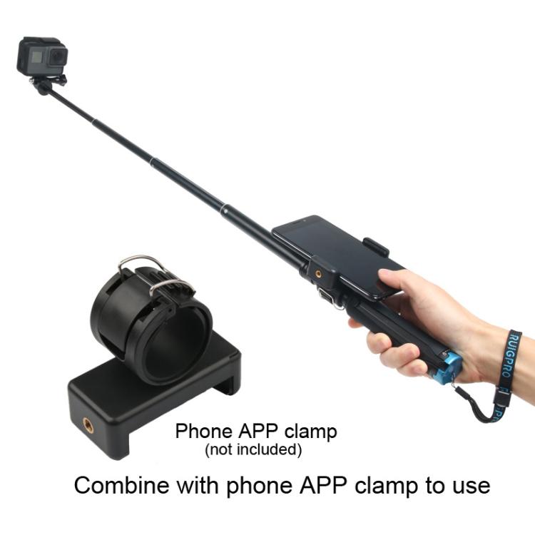 Portable Foldable Tripod Holder Selfie Monopod Stick for DJI, Insta360, GoPro and Other Action Cameras, Length: 23.5-81cm, RUIGPRO