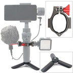 Mini Tripod Mount + Flashlight Extension Bracket  for DJI OSMO Mobile 2, Tripod+Bracket For DJI OSMO Mobile 2