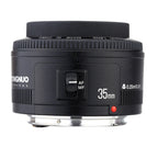 YONGNUO YN35MM F2C 1:2 AF/MF Wide-Angle Fixed/Prime Auto Focus Lens for Canon EOS EF Lens, YN35mm F2C