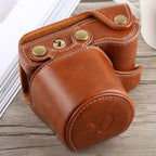 Full Body Camera PU Leather Case Bag with Strap for Sony A5100, For Sony A5100