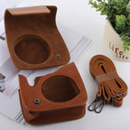 Retro Style Full Body Camera PU Leather Case Bag with Strap for FUJIFILM instax mini 9 / mini 8+ / mini 8, For FUJI mini 9, For FUJI  mini 9