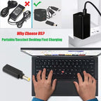 USB-C / Type-C Female to 5.0 x 1.0mm Male Plug Adapter Connector for Samsung Notebook, 5.0 x 1.0mm