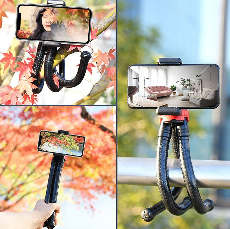 MZ305 Mini Octopus Flexible Tripod Holder with Ball Head for SLR Cameras, DJI / Insta360 / GoPro and Other Action Camera, Size:30cmx5cm, MZ305