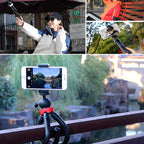 MZ305 Mini Octopus Flexible Tripod Holder with Ball Head for SLR Cameras, DJI / Insta360 / GoPro and Other Action Camera, Size:30cmx5cm, MZ305
