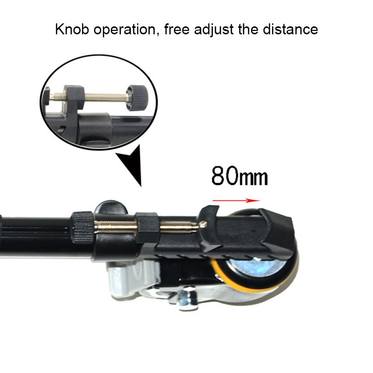 Kingjoy VX-600D Aluminium Alloy Camera Big Wheel Tripod Pulley Base