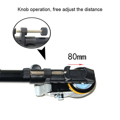 Kingjoy VX-600D Aluminium Alloy Camera Big Wheel Tripod Pulley Base