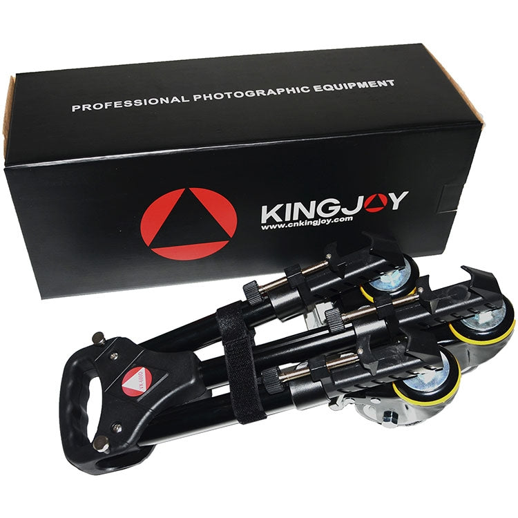 Kingjoy VX-600D Aluminium Alloy Camera Big Wheel Tripod Pulley Base