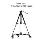 Kingjoy VX-600D Aluminium Alloy Camera Big Wheel Tripod Pulley Base