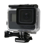 For GoPro HERO6 /5 Black 60m Underwater Waterproof Housing Diving Case with Touch Screen Back Door & Filter / Buckle Basic Mount & Screw, No Need to Disassemble Lens, 60m Waterproof