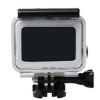 For GoPro HERO6 /5 Black 60m Underwater Waterproof Housing Diving Case with Touch Screen Back Door & Filter / Buckle Basic Mount & Screw, No Need to Disassemble Lens, 60m Waterproof