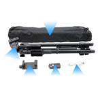 YUNTENG VCT-5208RM Aluminum Magnesium Alloy Leg Tripod Mount with Bluetooth Remote Control & Tripod Head & Phone Clamp for SLR Camera & Smartphones, Height: 125cm, VCT-5208