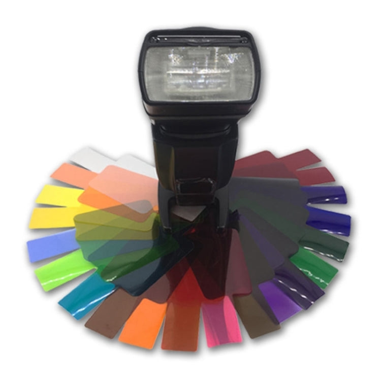 20 PCS / Set SiGi SG200 20-color Filter Set Camera Top Flash Accessories Temperature Filter, 20-color