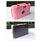 SUC4 Flowers Pattern Retro Film Camera Mini Point-and-shoot Camera for Children 5m Waterproof, Flowers Pattern