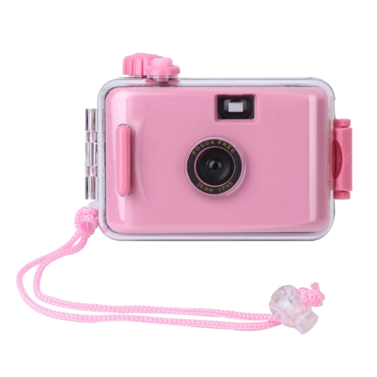 SUC4 5m Waterproof Retro Film Camera Mini Point-and-shoot Camera for Children, White, Yellow, Black White, Pink, Baby Blue