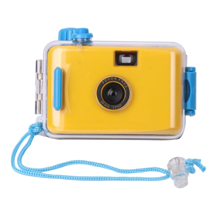 SUC4 5m Waterproof Retro Film Camera Mini Point-and-shoot Camera for Children, White, Yellow, Black White, Pink, Baby Blue
