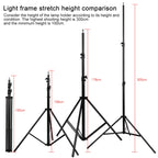 3m Height Professional Photography Metal Lighting Stand Spring Buffer Holder for Studio Flash Light