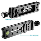FVR-150 Multi-Purpose 150mm Vertical Nodal Slide Clamp Rail for Fisheyes Lens & Wide-angle Lens, Compatible with Arca Swiss RRS Clamp, FVR-150