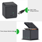 RUIGPRO 5V 3A QC 3.0 + PD Quick Charger Power Adapter for DJI OSMO Action, US Plug, Power Adapter