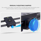 YELANGU L40T 40cm Carbon Fiber Slide Rail Track for SLR Cameras / Video Cameras, L40T 40cm