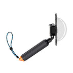 RUIGPRO Floating Hand Grip Dome Port Underwater Diving Camera Lens Transparent Cover for DJI Osmo Action, Osmo Action