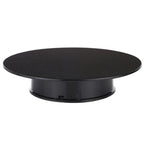 25cm 360 Degree Electric Rotating Turntable Display Stand Video Shooting Props Turntable for Photography, Load 3kg, Powered by Battery, 25cm/Powered by Battery(B), 25cm/Powered by Battery(W), 25cm/Powered by Battery(BW)