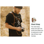 Quick Release Anti-Slip Shoulder Leather Harness Camera Strap with Metal Hook for SLR / DSLR Cameras (Left Shoulder), Left Shoulder, Right Shoulder