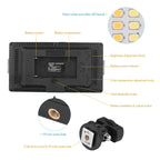 LED01 416 LEDs 3600LM Professional Vlogging Photography Video & Photo Studio Light for Canon / Nikon DSLR Cameras, 416 LED