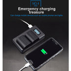 LP-E6 Digital Camera SLR Battery Digital LCD Charger for Canon Series, LP-E6