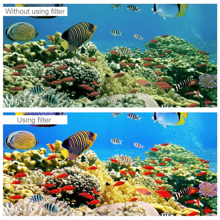 Square Housing Diving Color Lens Filter for Insta360 ONE R 4K Edition / 1 inch dition