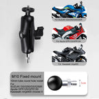 M10 9cm Connecting Rod Fixed Motorcycle Mount Holder with Tripod Adapter & Screw for GoPro, Insta360, DJI and Other Action Cameras, M10 9cm Connecting Rod Holder