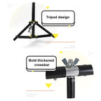 70x200cm T-Shape Photo Studio Background Support Stand Backdrop Crossbar Bracket Kit with 70x140cm Black / White PVC Backdrops, 70x200cm with Backdrops